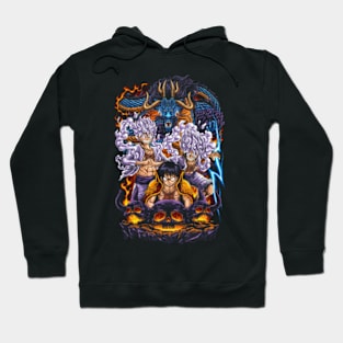 Luffy Gear 5 X Kaidou Hoodie